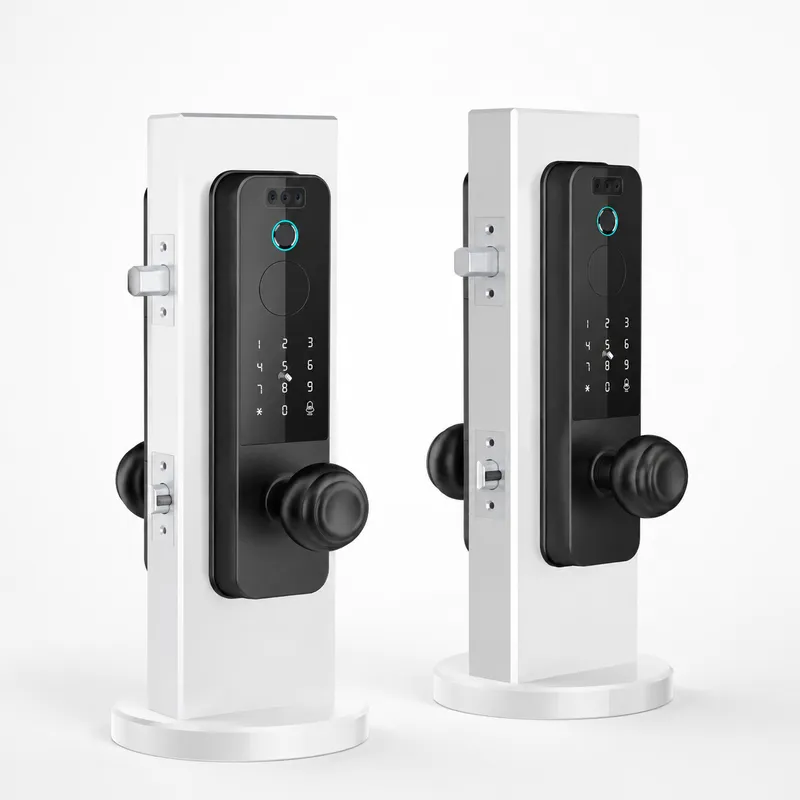 Smart Door Lock Wifi - Cerradura de Puerta de Madera con