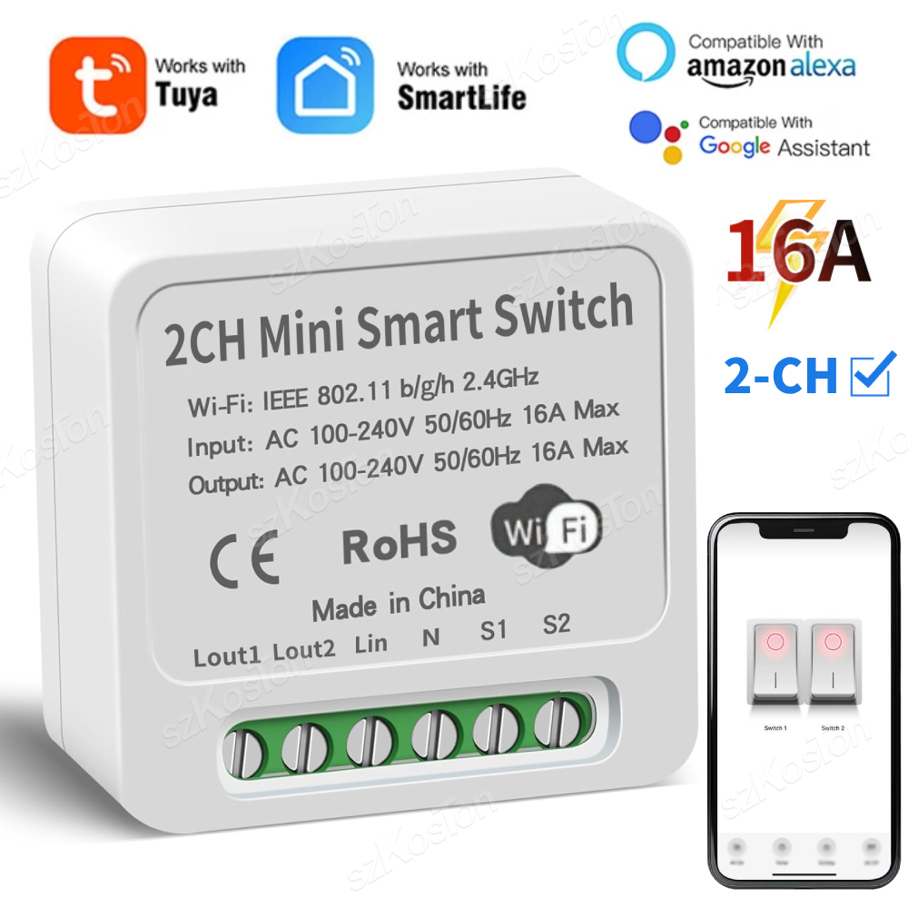 Smart Light Switch Wifi - Módulo de interruptor inteligente WiFi Tuya