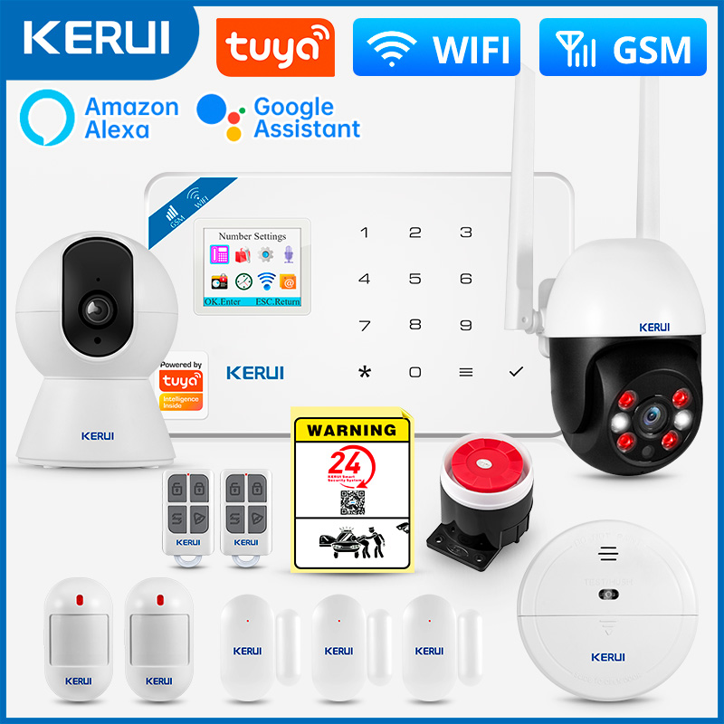 Smart Home Automation Kit - KERUI-sistema de alarma W181, seguridad para