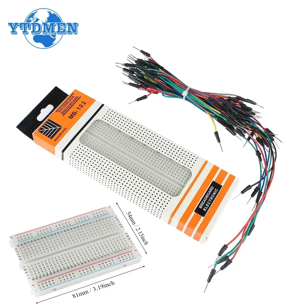 Sensor Kit Arduino - MB-102 Placa de pruebas 400 830