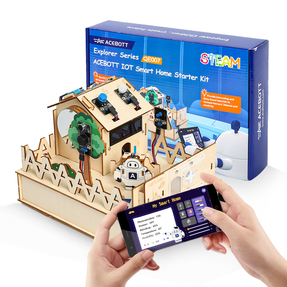 Esp32 Smart Home Kit - ACEBOTT-Kit de casa inteligente para Arduino,