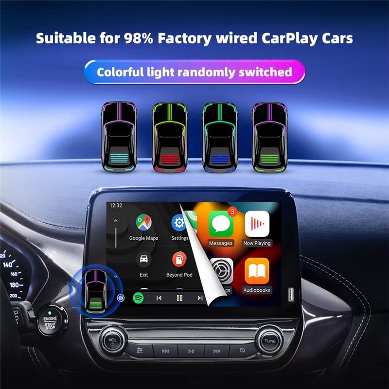 Adaptador inalámbrico Carplay  - Wifi Smart Plug reseña y precio
