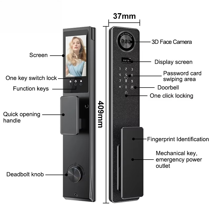 Cerradura de puerta inteligent - Smart Door Lock Wifi reseña y precio