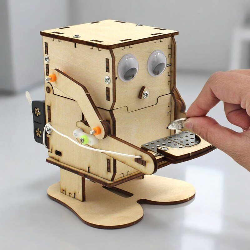 Robot de Madera para Armar, Mo - Stem Robotics Kit reseña y precio
