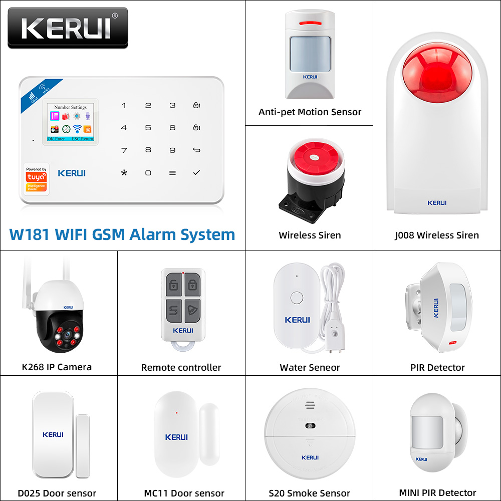 KERUI W181 Panel de sistema de - Smart Home Automation Kit reseña y precio