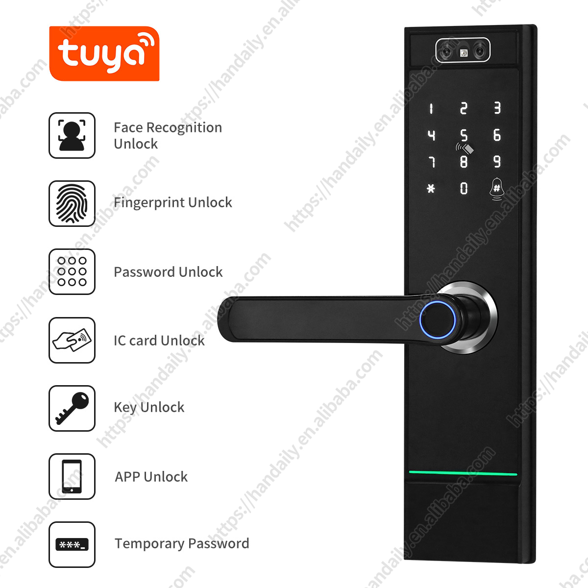 Cerradura de manija Digital in - Smart Door Lock Wifi reseña y precio