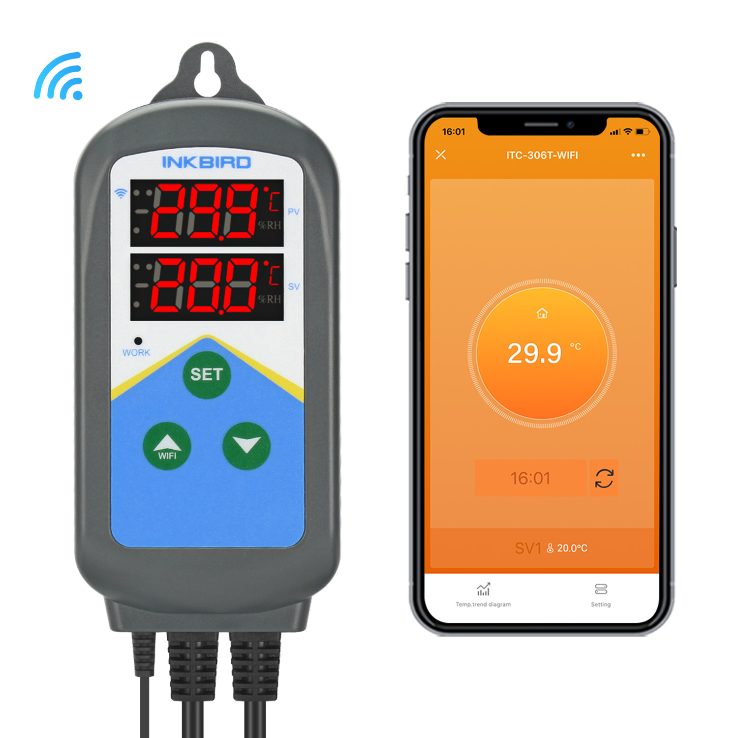 INKBIRD-termorregulador WIFI,  - Wifi Thermostat reseña y precio