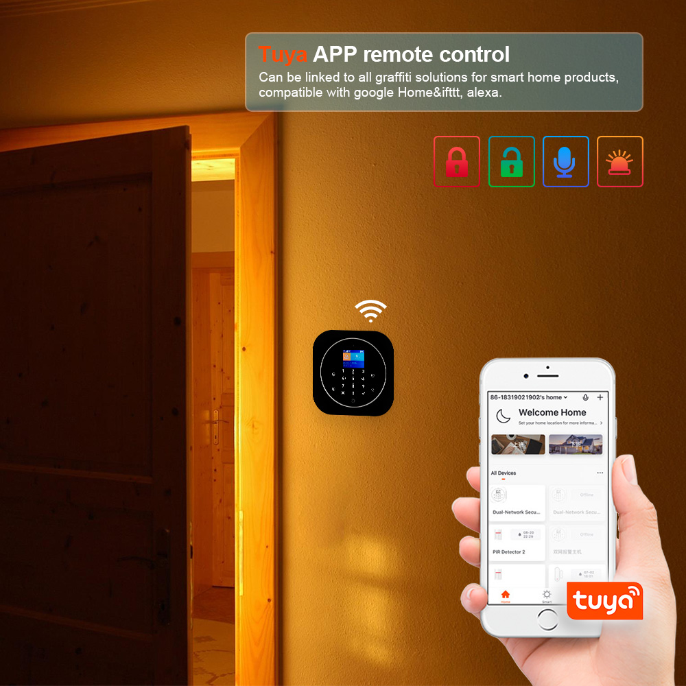 KERUI G12 inalámbrico Tuya Kit - Smart Home Automation Kit reseña y precio