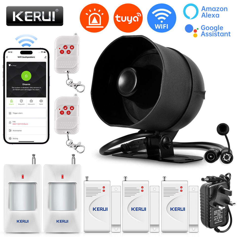 KERUI-sistema de alarma de sir - Smart Home Automation Kit reseña y precio