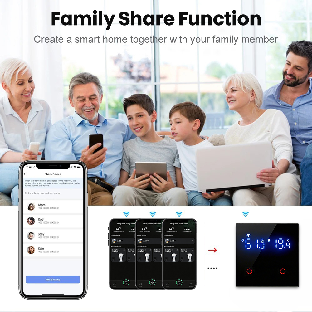 RKHK Interruptor Inteligente W - Smart Light Switch Wifi reseña y precio