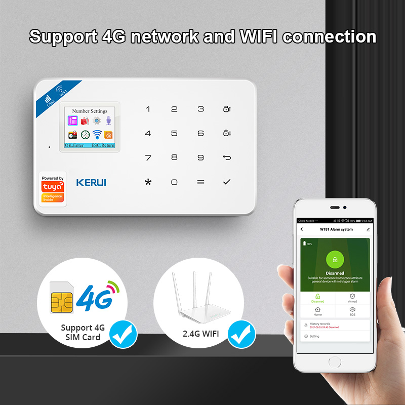 KERUI-Kit de sistema de alarma - Smart Home Automation Kit reseña y precio