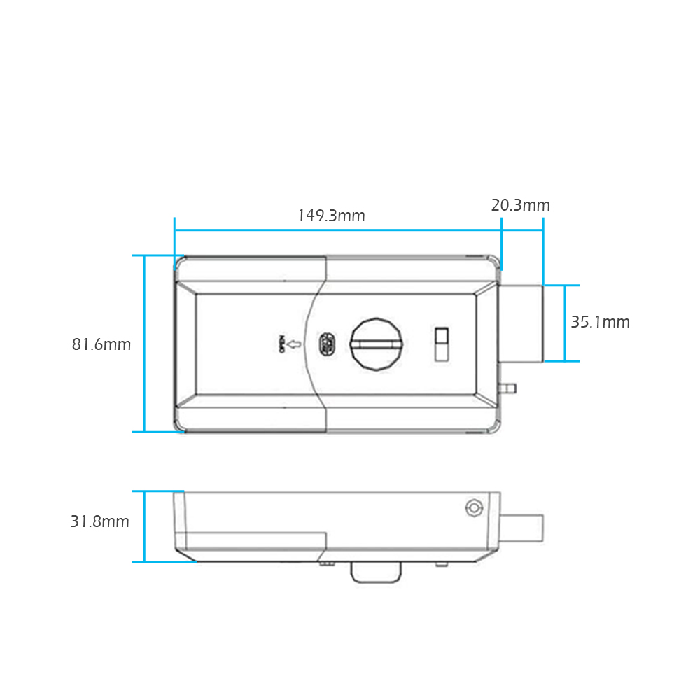 Cerraduras de llanta de puerta - Smart Door Lock Wifi reseña y precio